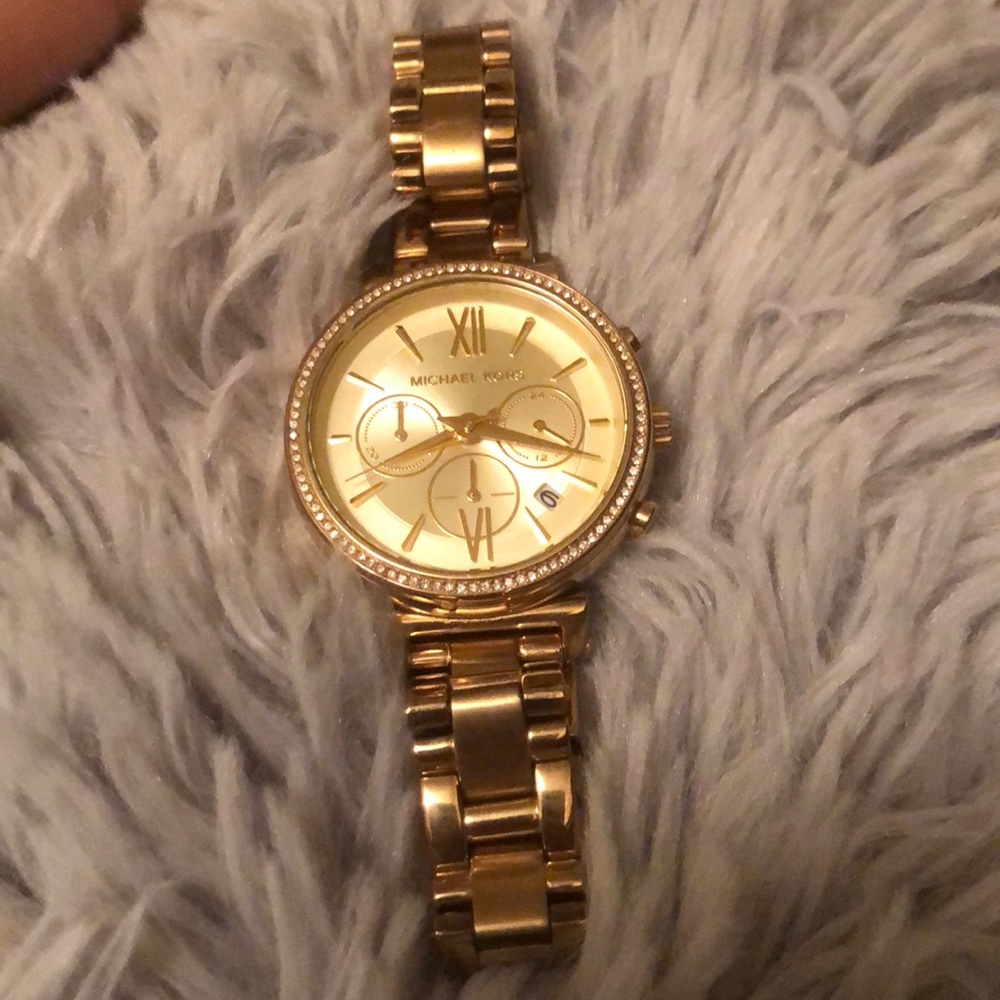 Michael Kors gold watch stainless steel